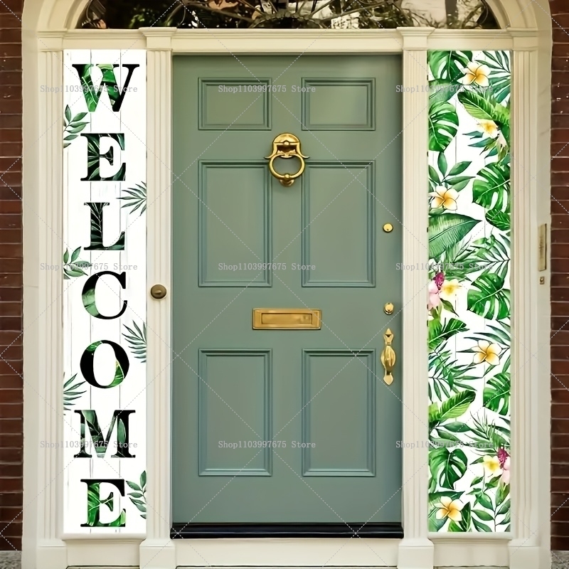 Summer Clothing Banner - 2D Welkom Zomer Deurbanners Zomerdag Feestdecoraties