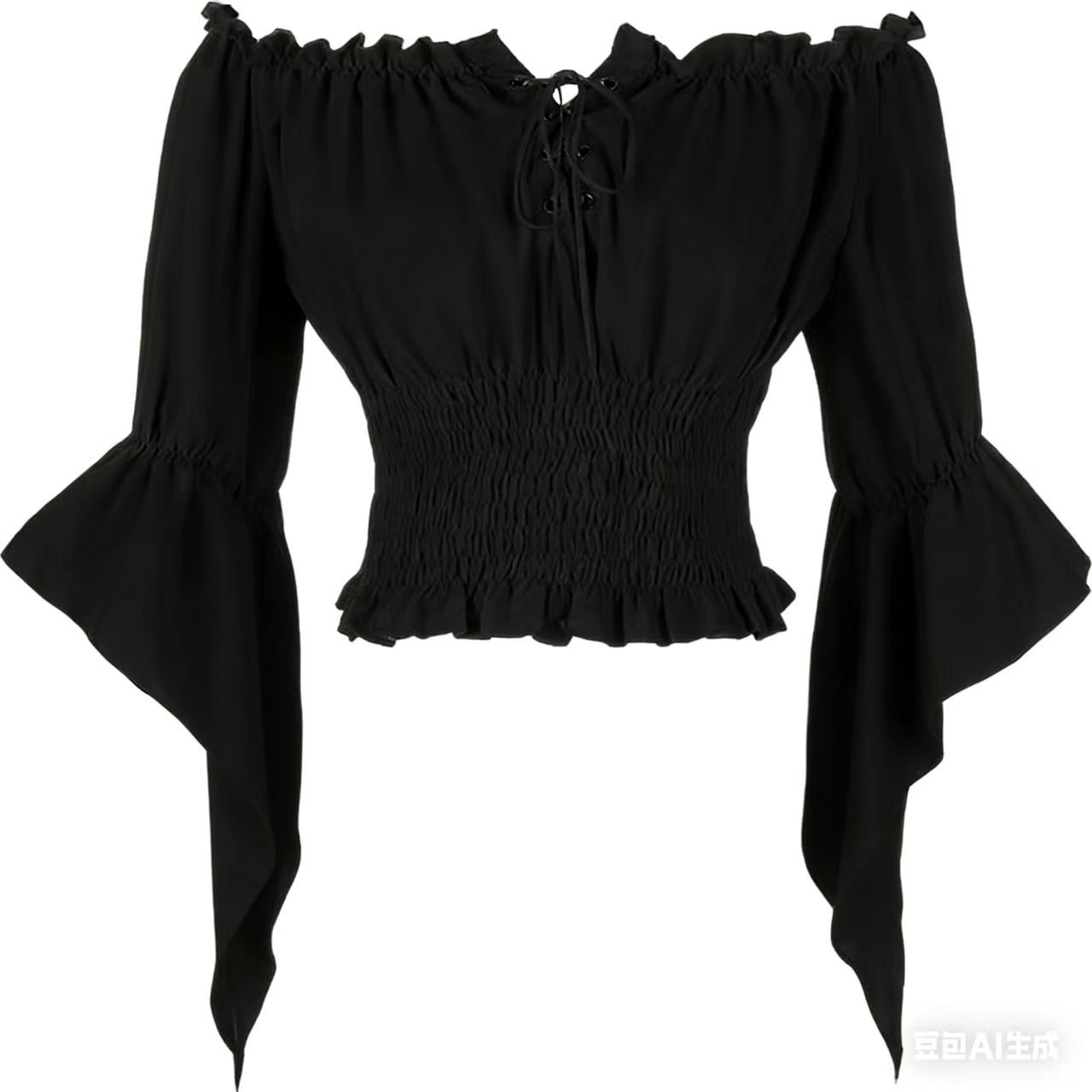 Off Shoulder Blouse - Renaissance Middeleeuwse Aristocratische Kleding Dames Vintage
