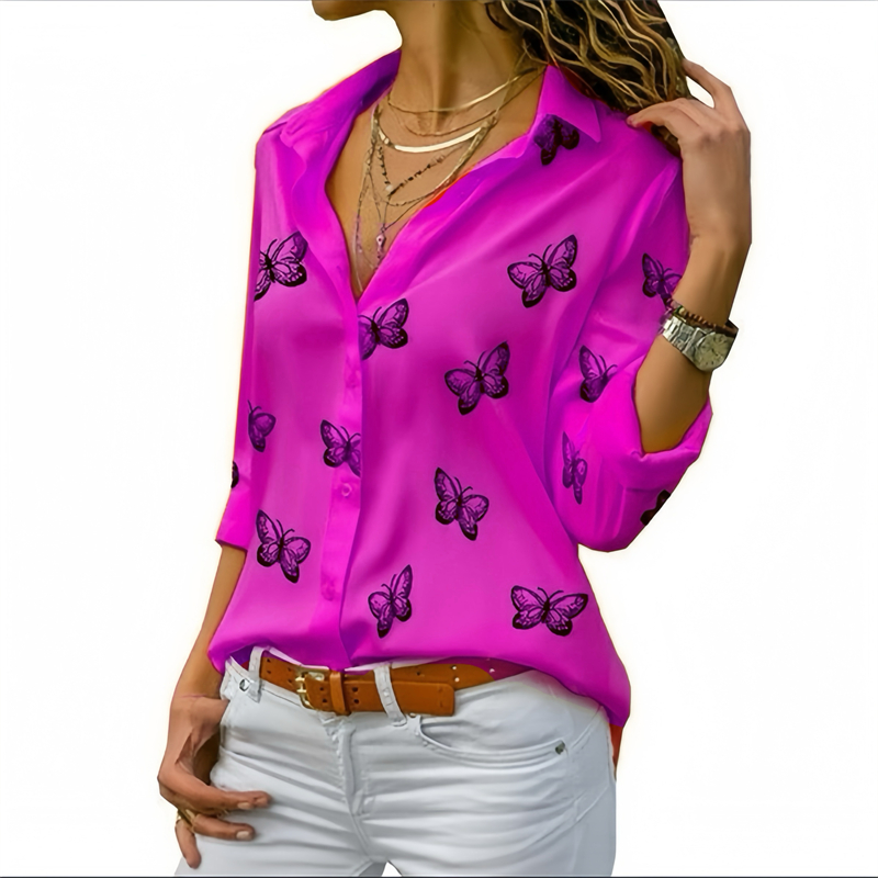 Beach Shirt Hawaiian - 2024 Nieuwe Dames Shirt 9 Kleuren