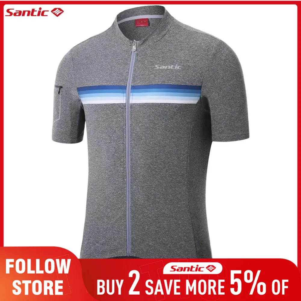 Summer Clothing Outlet - Santic Outlet Fietsshirt Zomer Heren Korte