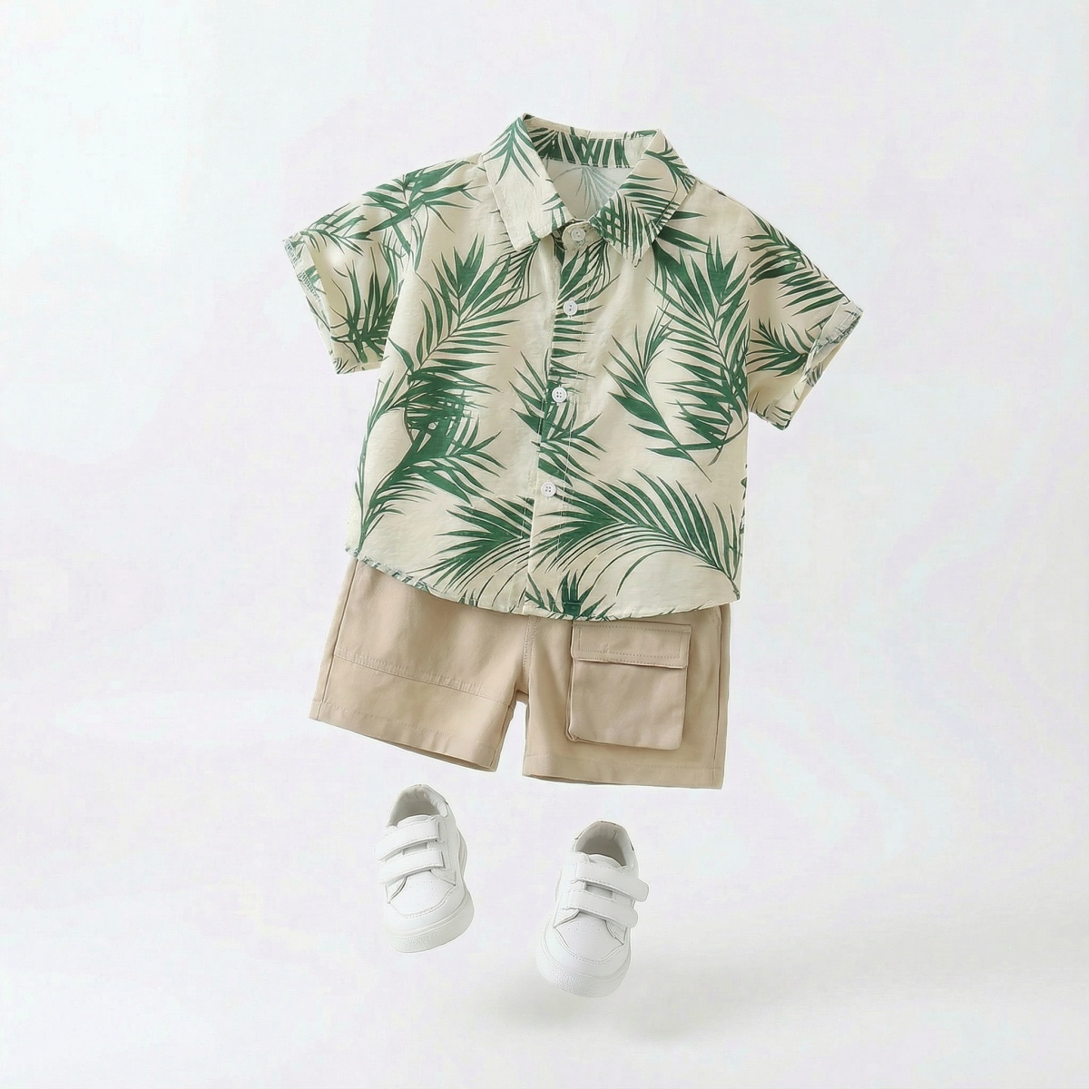 Summer Clothing Baby - Peuter Baby Jongens 2-delig Zomeroutfit Tropische