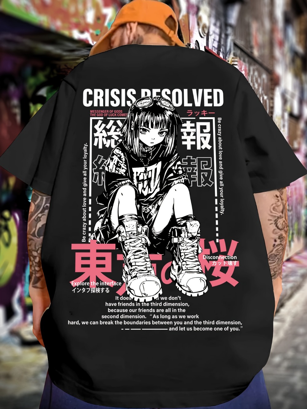 Japanese Summer Clothing Men - Zomer Japanse Tokyo Cherry Blossom Comic