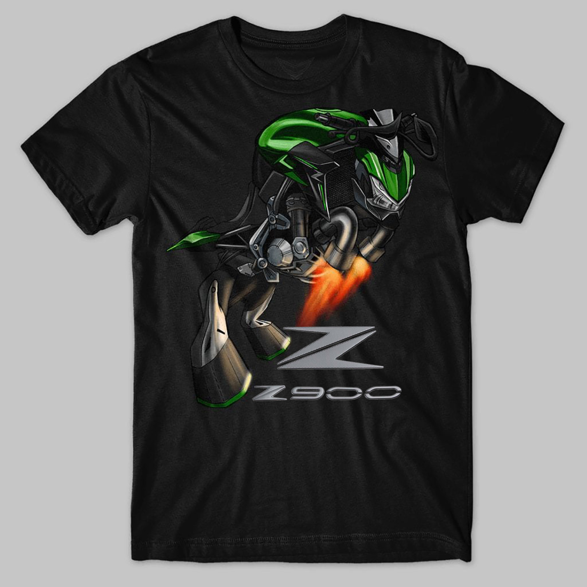 Japanese Summer Clothing Men - Klassieke Japanse Motorfiets Z900 Bull Inspiratie