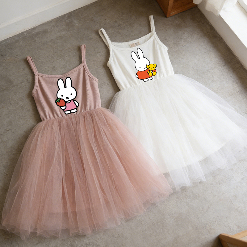 Summer Clothing Baby - Nijntje Kinderen Spaghetti Jurk Meisje Cartoon