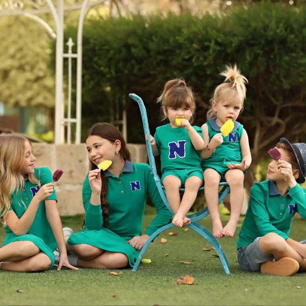 Summer Clothing Baby - 2026 Mali's SS Green Polo Collectie