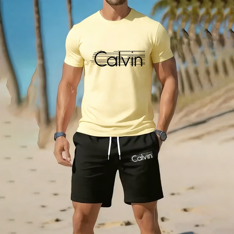 Summer Clothing Discount - Heren tweedelige sportkledingset: ademende mesh T-shirt