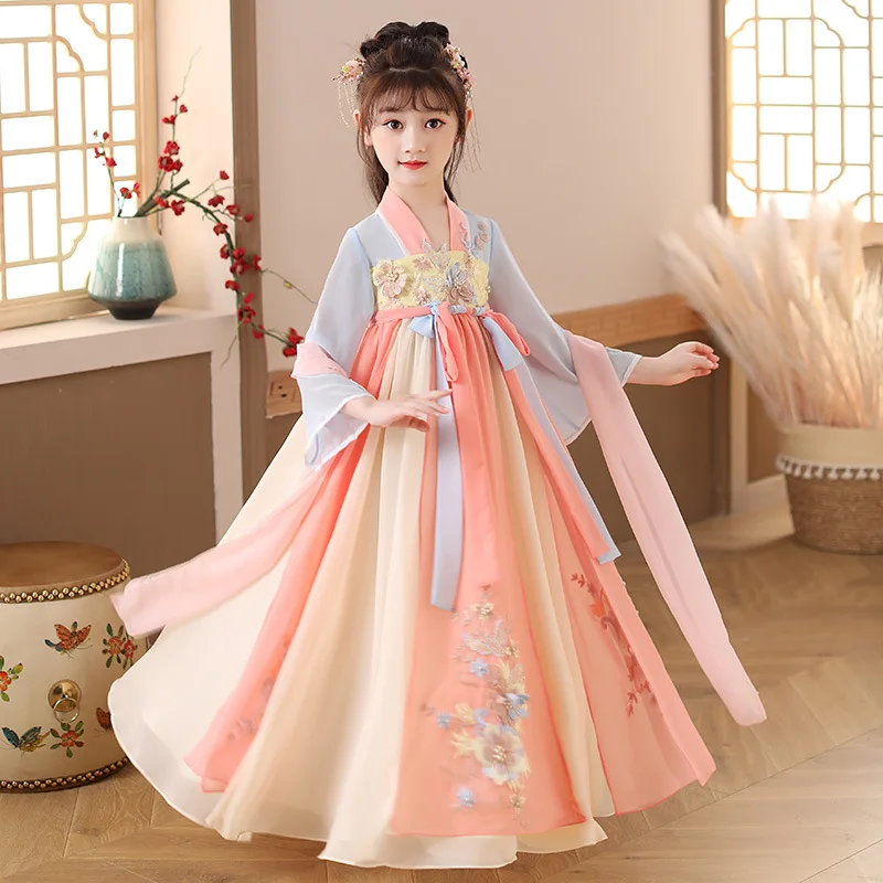 Summer Clothing Baby - Zomer Kinderen Hanfu Jurken Prinses Kostuum