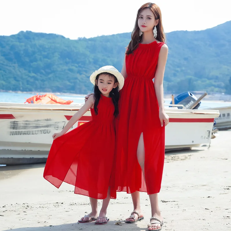 Moeder en meisje baby vakantie - Summer Clothing Baby recensie en prijs