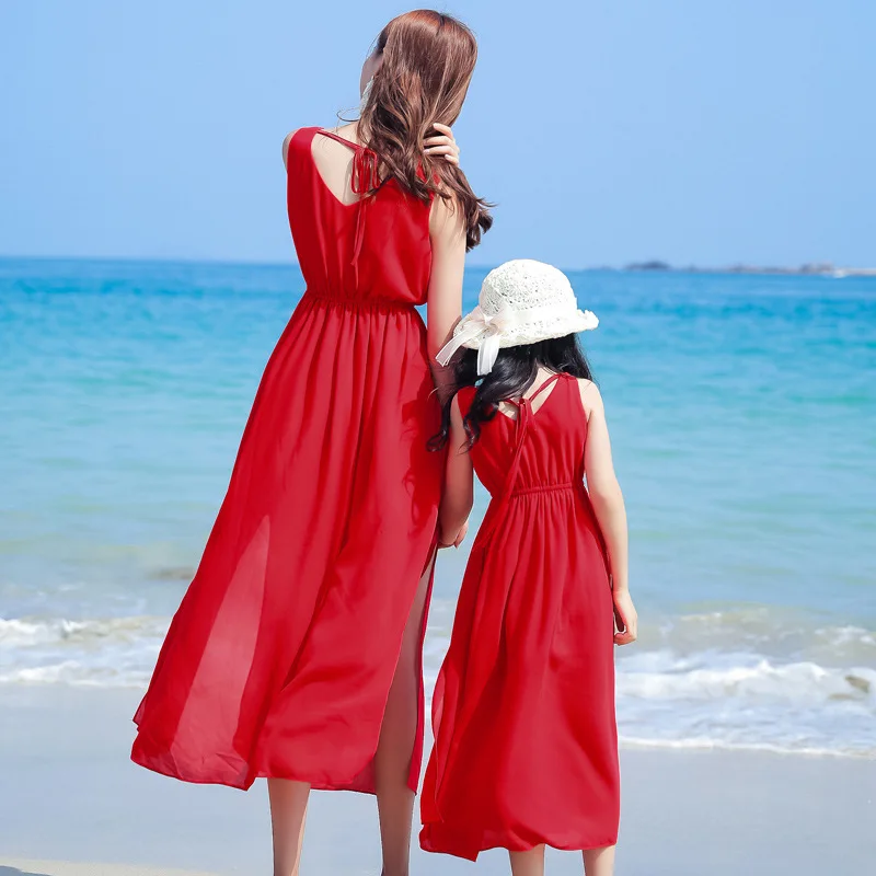 Moeder en meisje baby vakantie - Summer Clothing Baby recensie en prijs