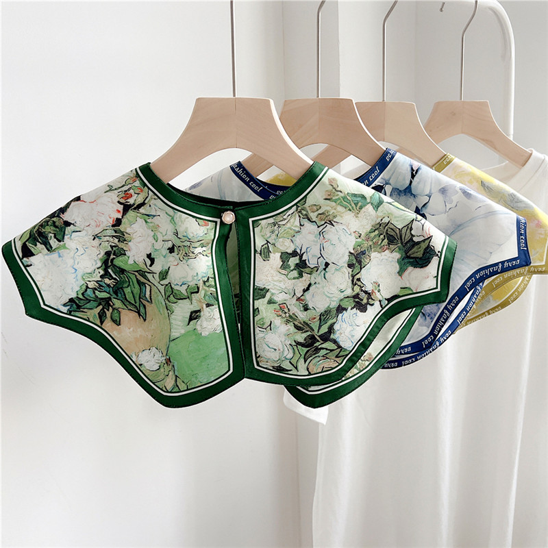 Mode Bloemen Afneembare Kragen - Off Shoulder Blouse recensie en prijs