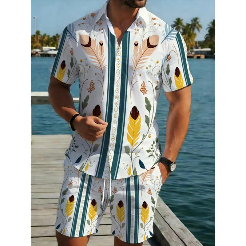 2-delige zomeroutfit voor here - Beach Shirt Hawaiian recensie en prijs