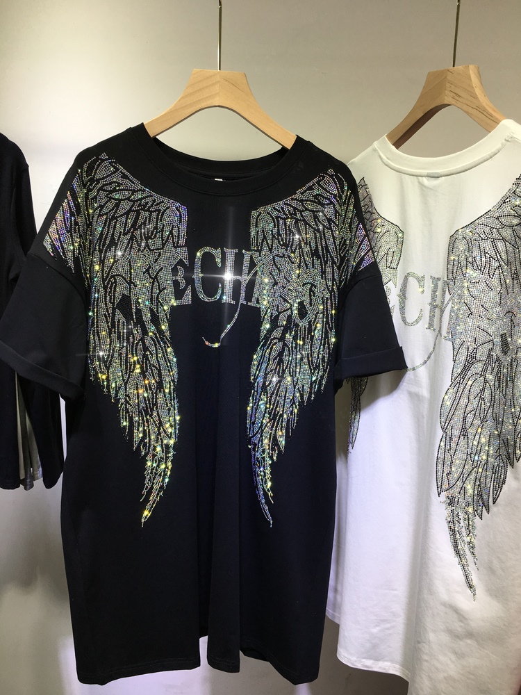 L-4XL Oversize Rhinestone Enge - Summer Clothing Brands For Women recensie en prijs
