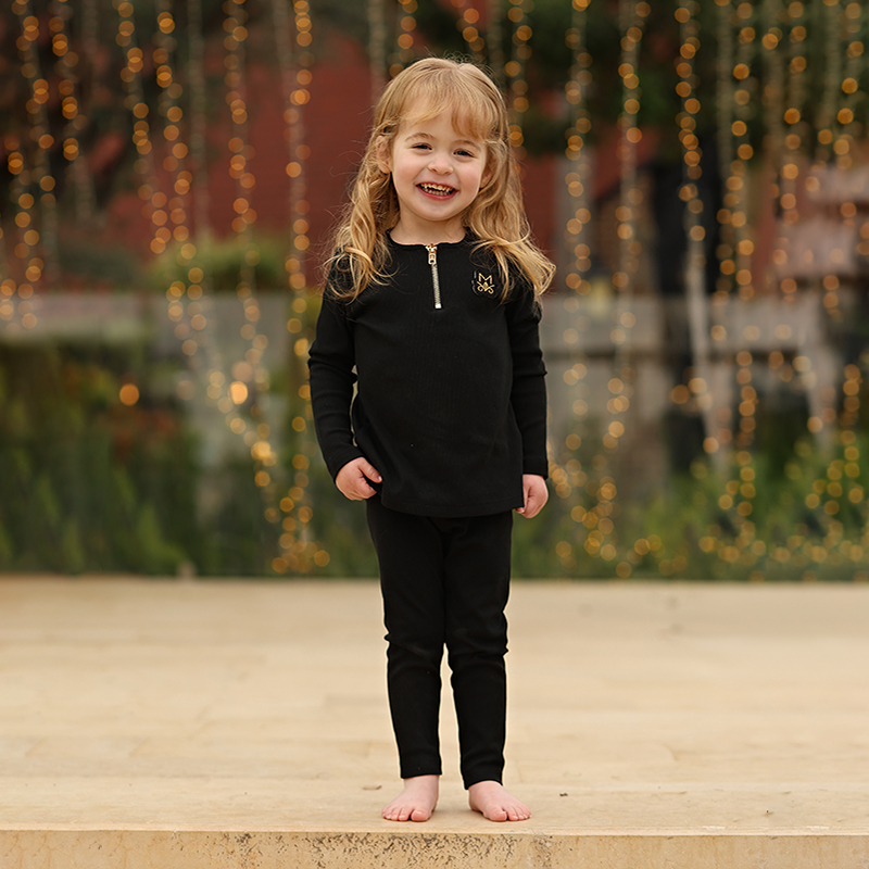 Zomer Zwarte Geribbelde Famili - Summer Clothing Baby recensie en prijs