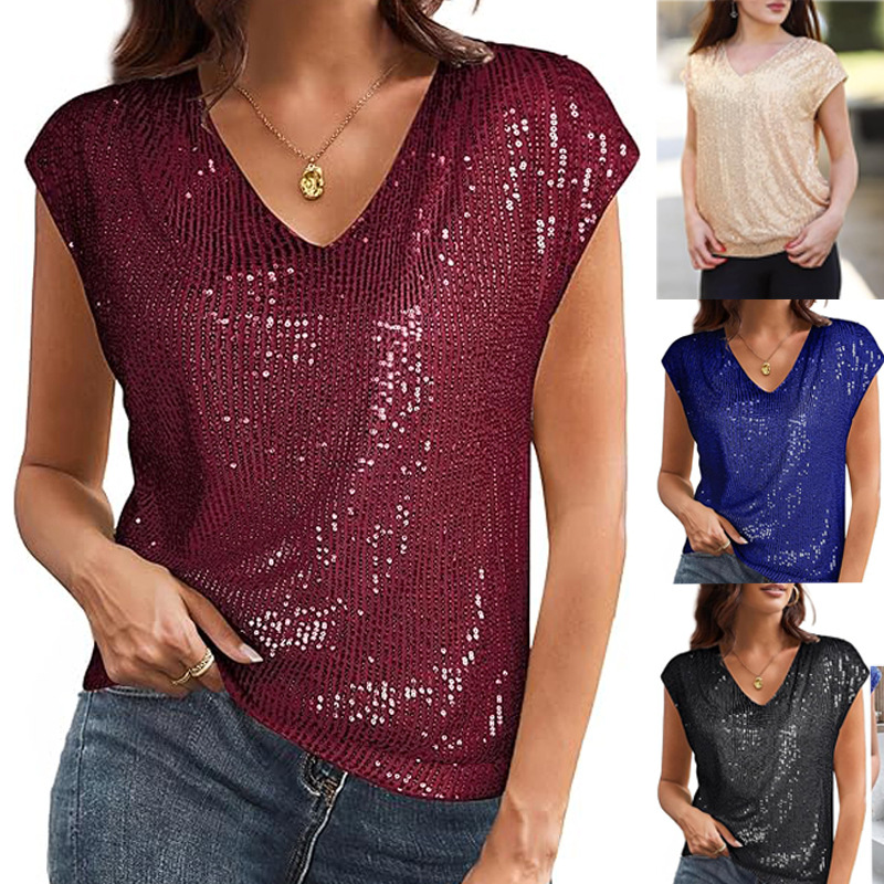 2025 Lente Tops Zwart Paillett - Summer Evenings Clothing recensie en prijs