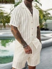Heren gehaakte gebreide 2-deli - Summer Clothing Trends recensie en prijs
