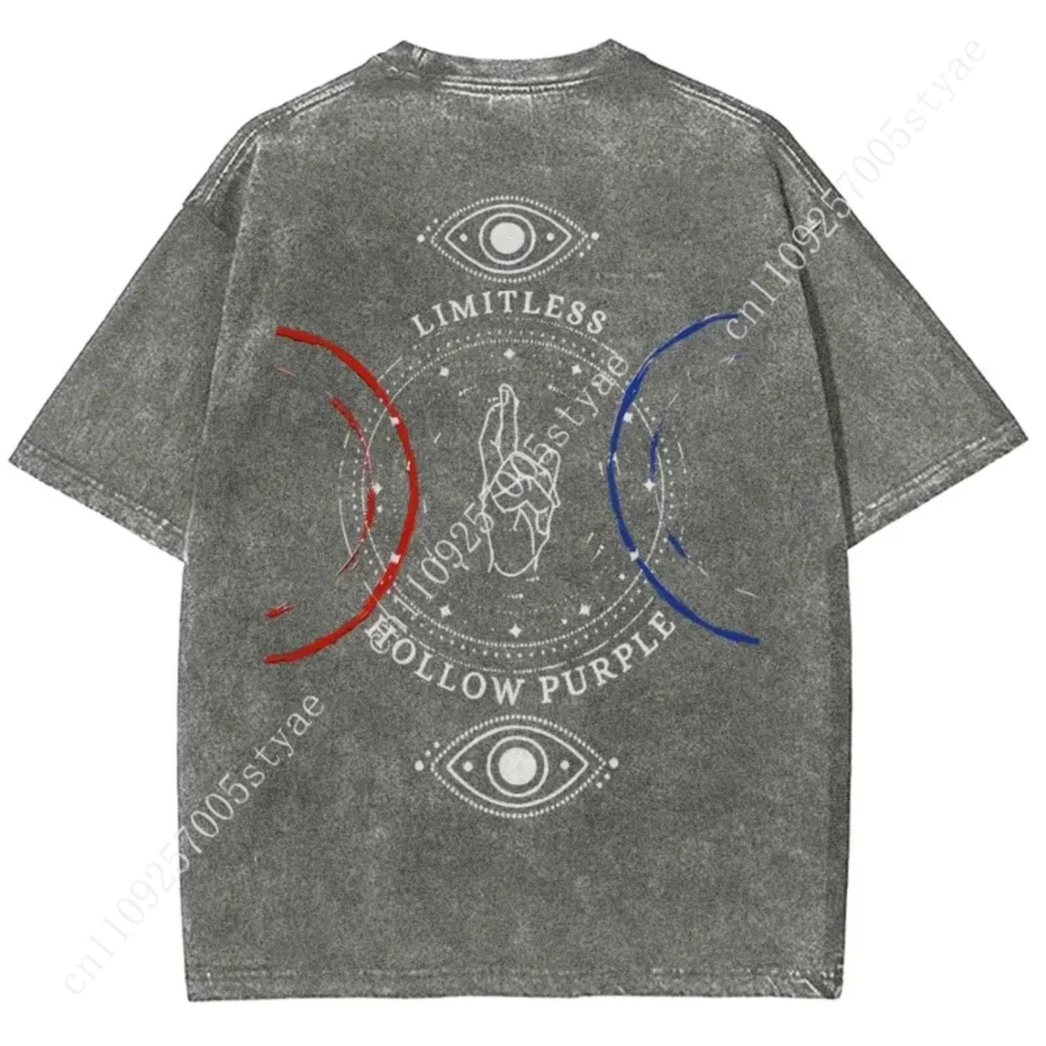 Anime Gojo Satoru Print T-shir - Summer Clothing Vintage recensie en prijs