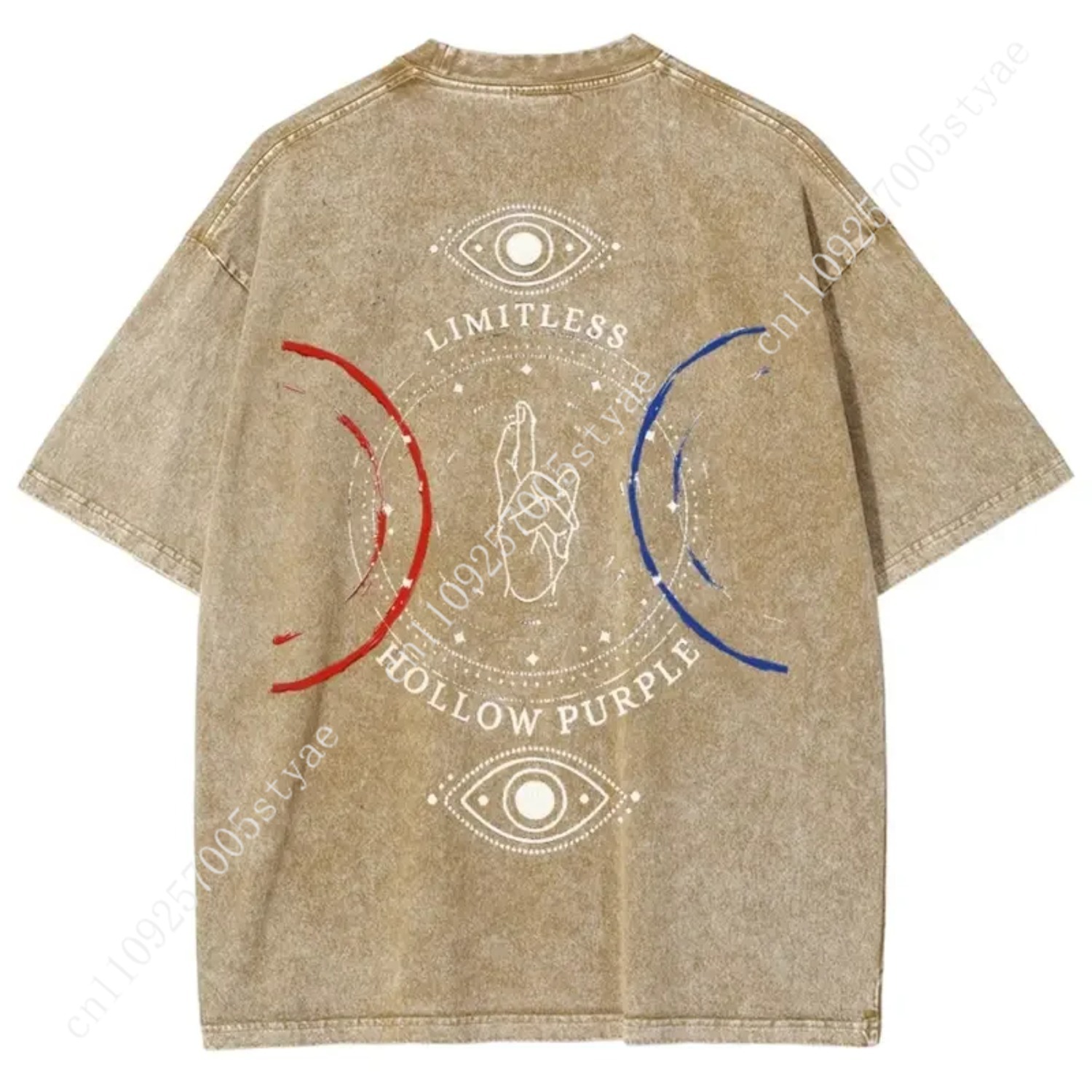 Anime Gojo Satoru Print T-shir - Summer Clothing Vintage recensie en prijs