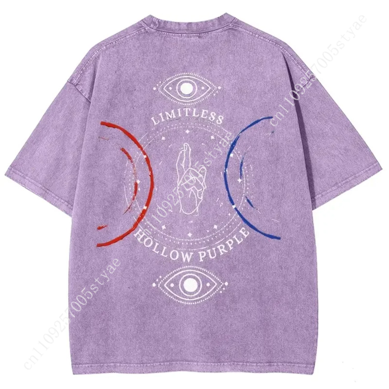 Anime Gojo Satoru Print T-shir - Summer Clothing Vintage recensie en prijs