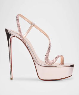Metallic leren plateau stilett - Summer Clothing Offers recensie en prijs