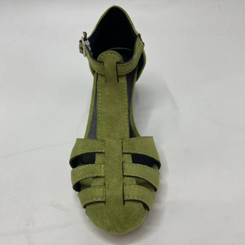 Dames Groene Suède Kitten Heel - Summer Clothing Offers recensie en prijs