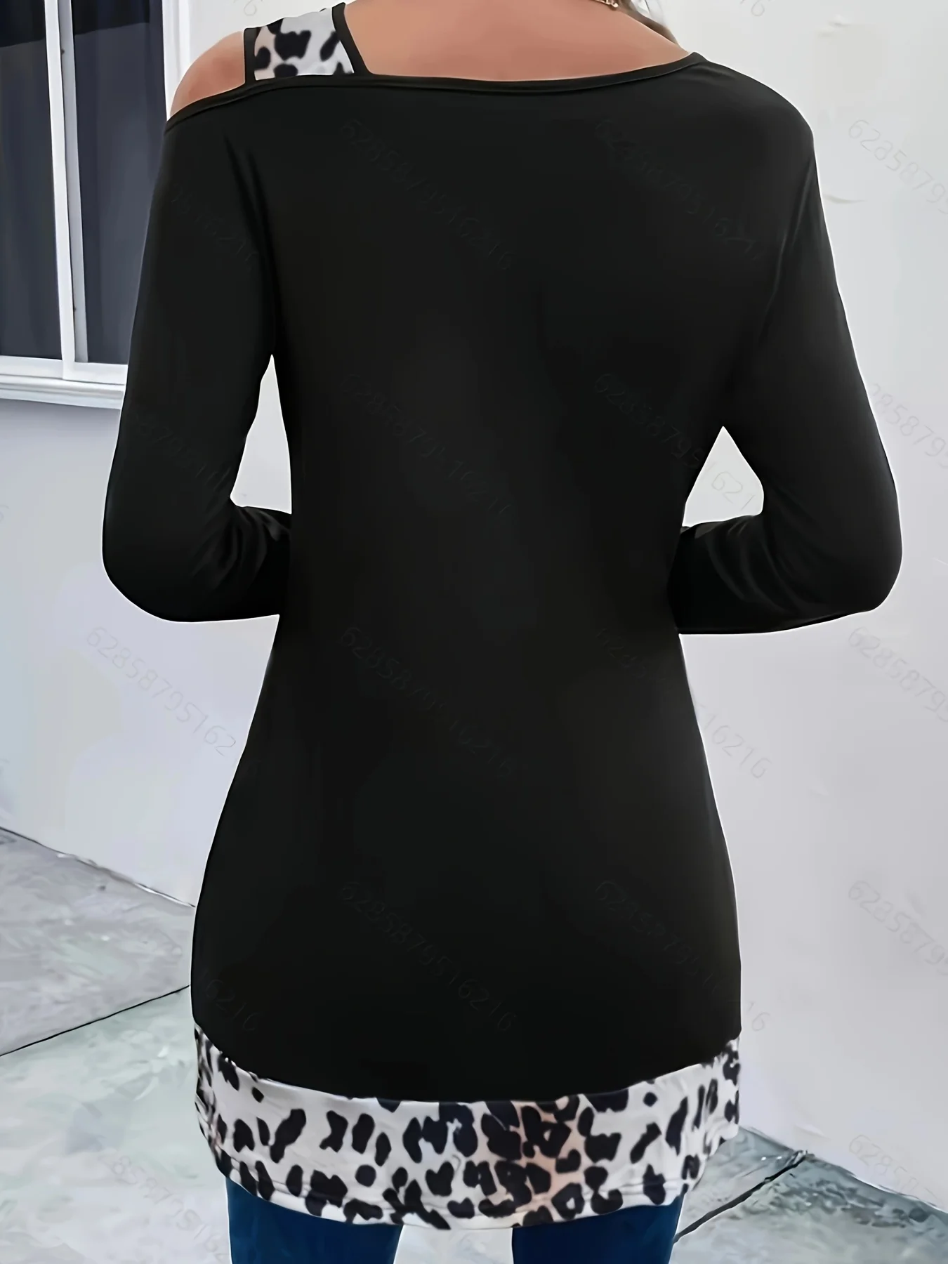 Plus Size 1XL-5XL Damesmode Of - Off Shoulder Blouse recensie en prijs
