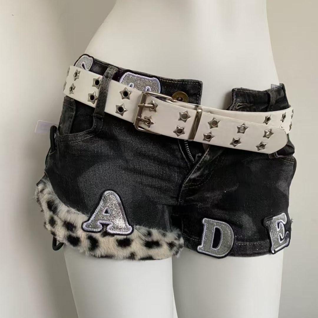 Y2k Geborduurde Patch Denim Sh - Summer Clothing Vintage recensie en prijs