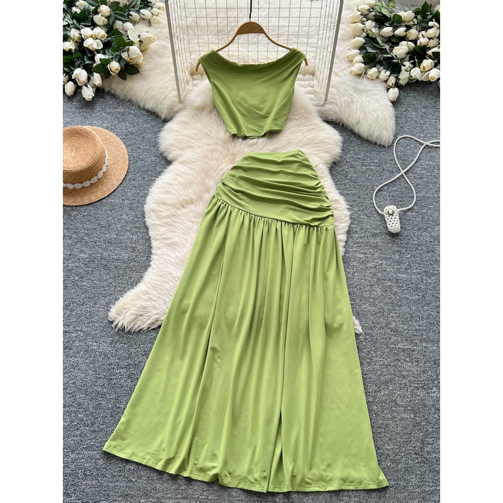 Chique vintage mouwloze split  - Summer Clothing Vintage recensie en prijs
