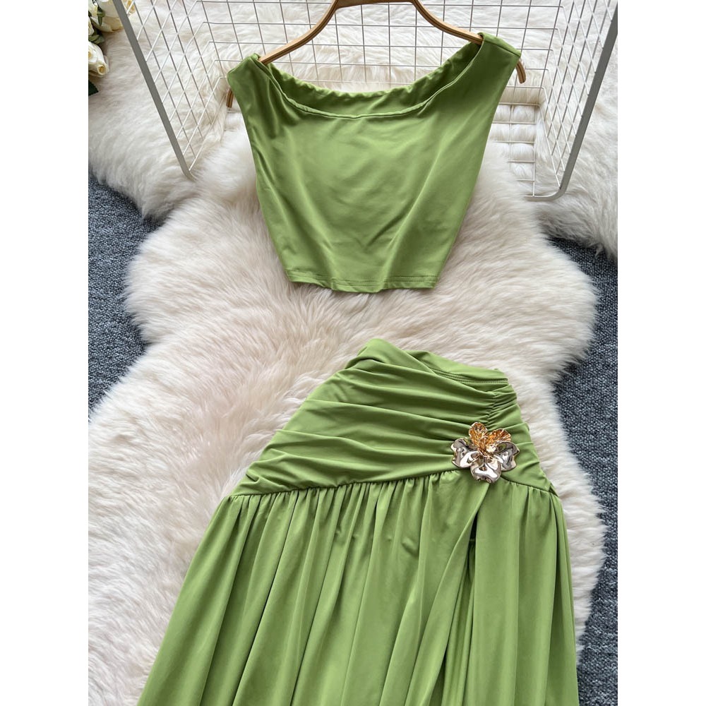 Chique vintage mouwloze split  - Summer Clothing Vintage recensie en prijs