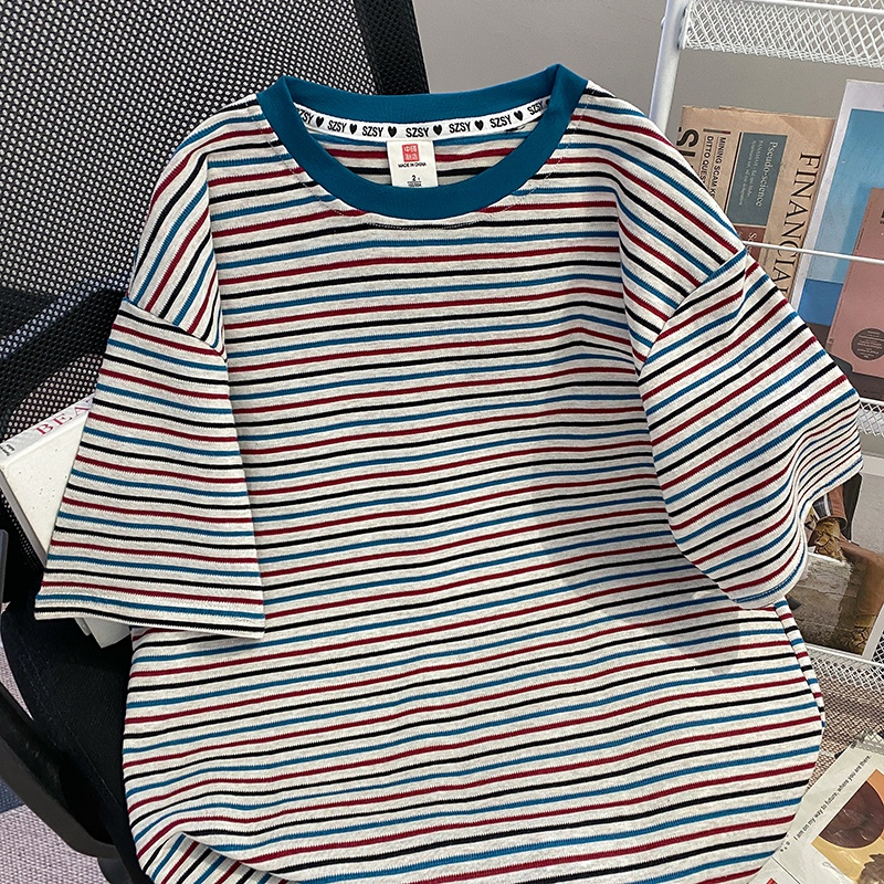 ex Zuiver katoenen gestreept T - Summer Clothing Outlet recensie en prijs