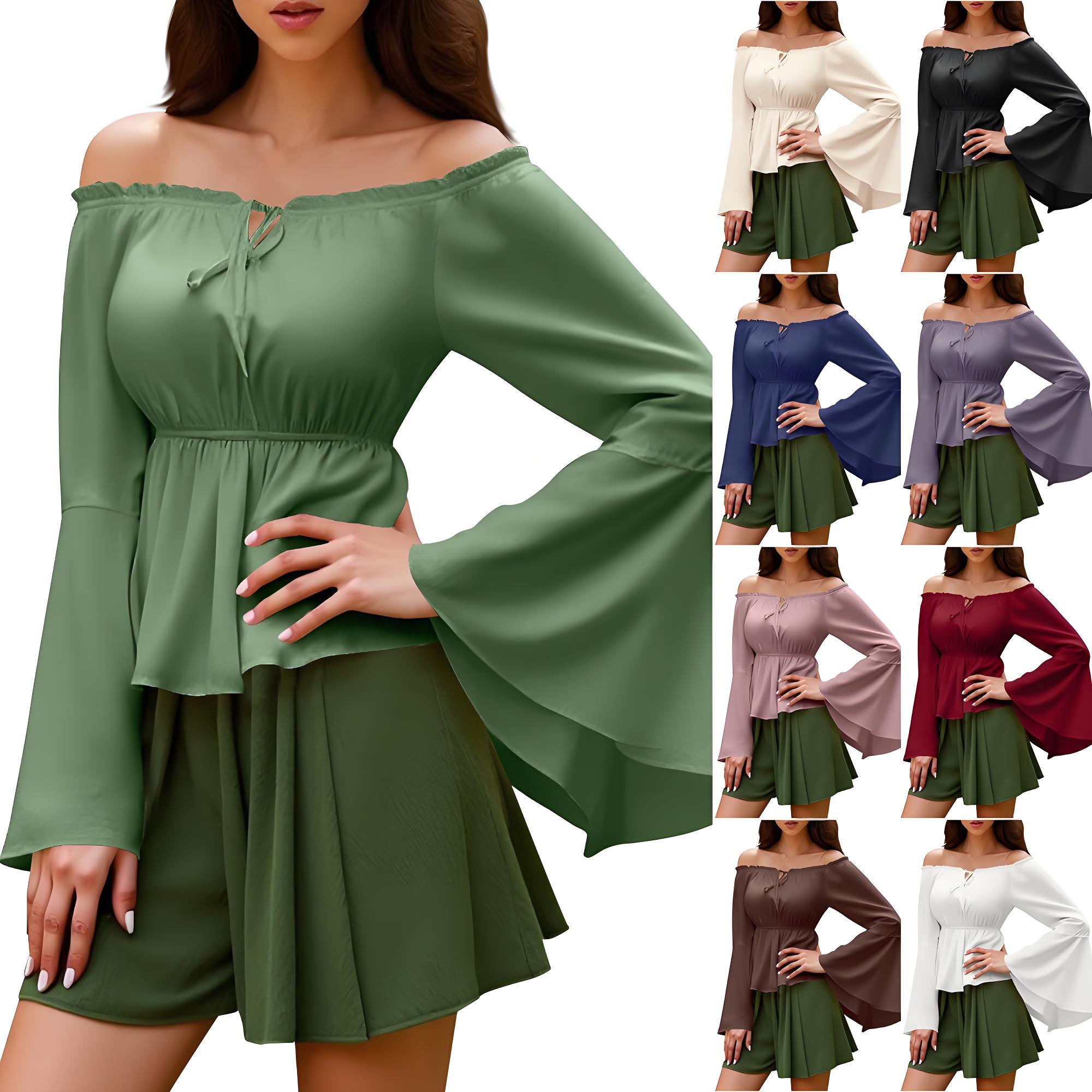 Renaissance blouse boer vrouwe - Off Shoulder Blouse recensie en prijs
