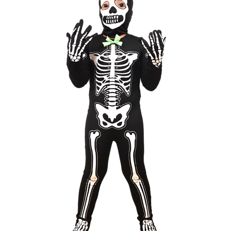 Zwart Gloeiend Skeletkostuum Z - Summer Nights Clothing recensie en prijs