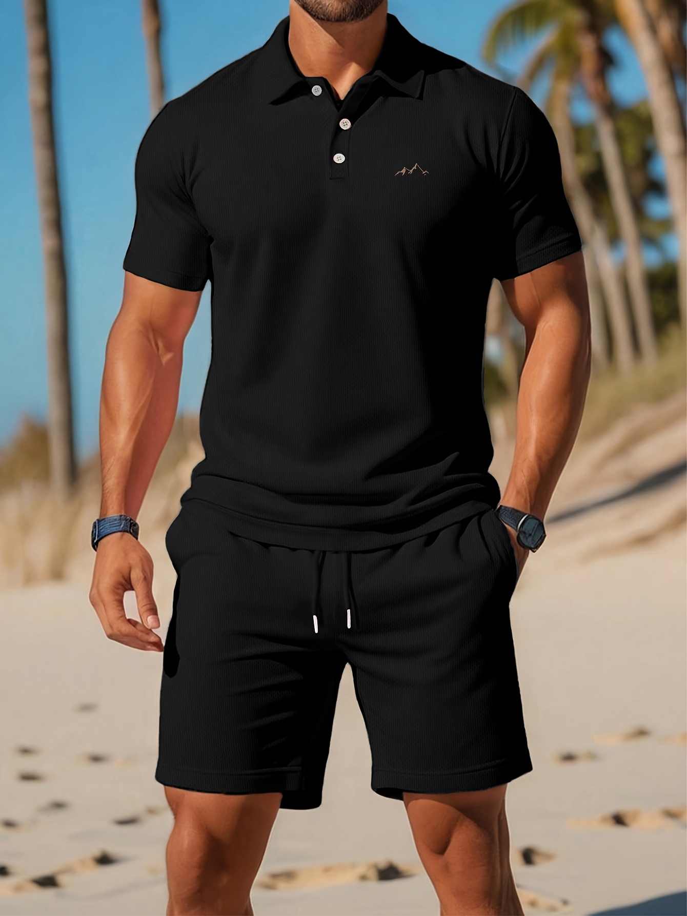 2026 Zomer Heren Polo Set - 3D - Summer Clothing Patterns recensie en prijs
