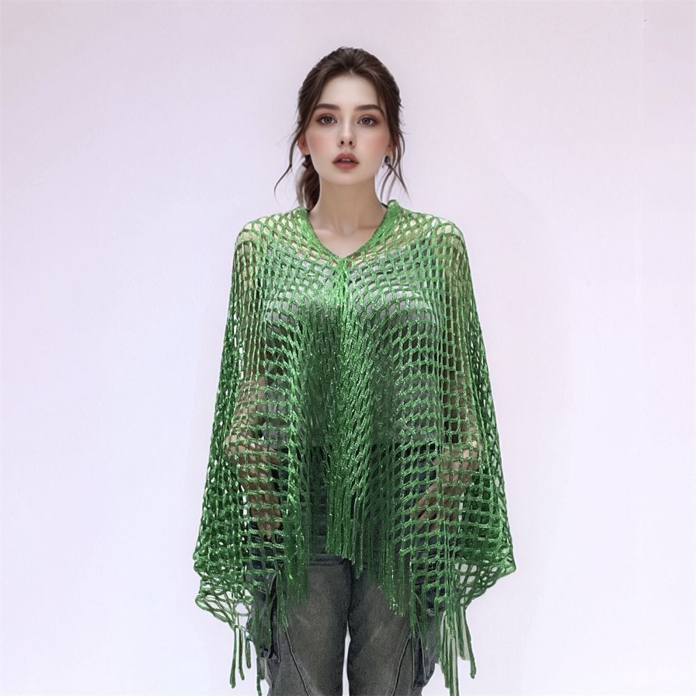 Effen kleur kwastjes zonnebran - Swim Cover Up Mesh recensie en prijs