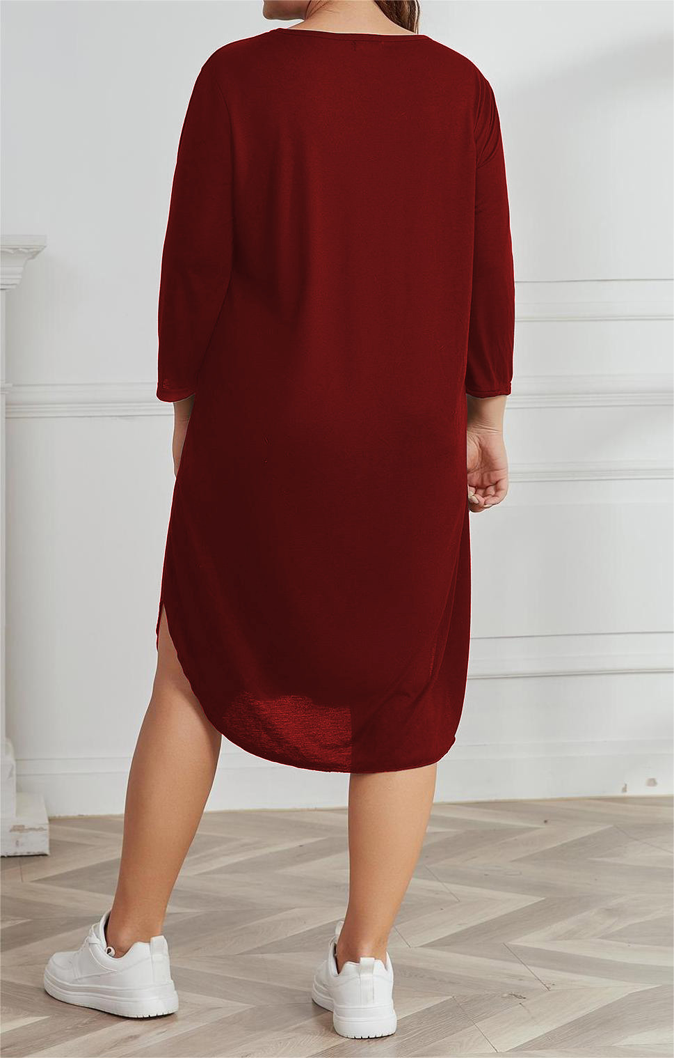 Dames plus size 3/4 mouw gekru - Summer Nights Clothing recensie en prijs