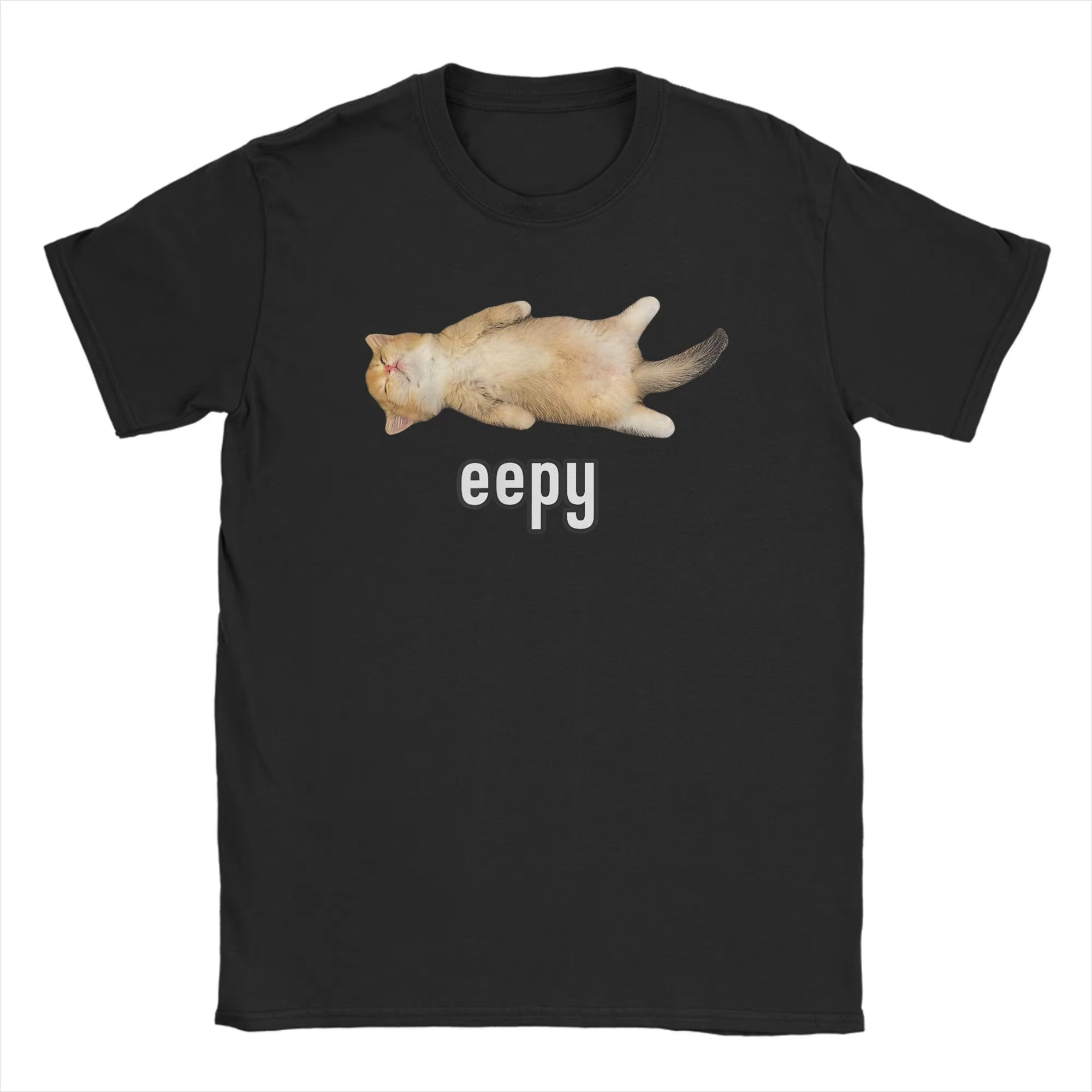 Heren T-shirt Eepy Cat Sleepy  - Summer Clothing Gif recensie en prijs
