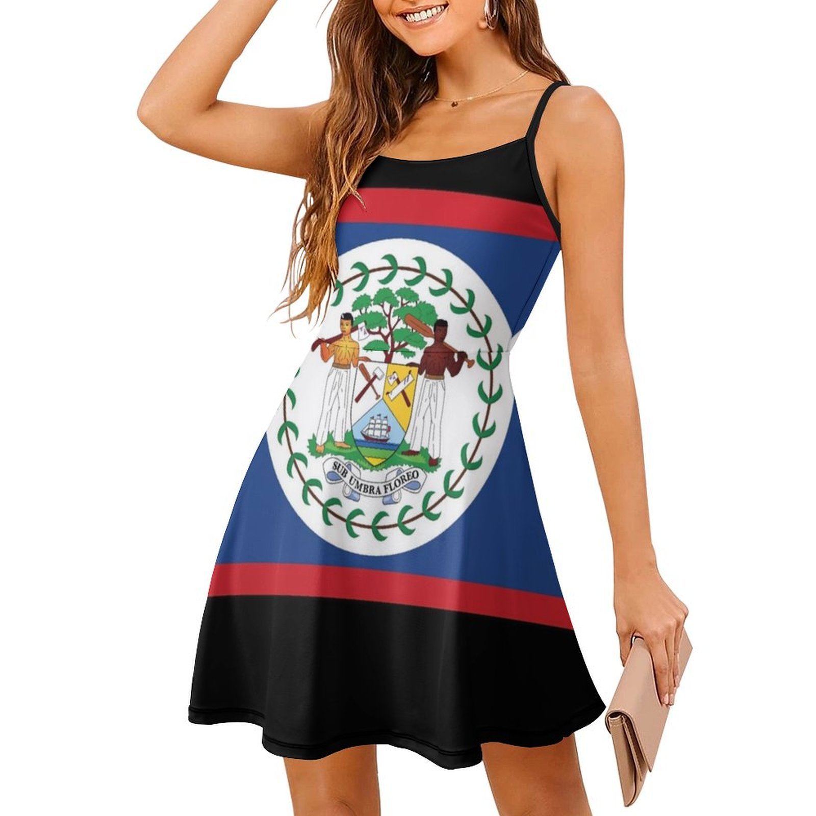 Nationale vlag van Belize dame - Summer Clothing Banner recensie en prijs