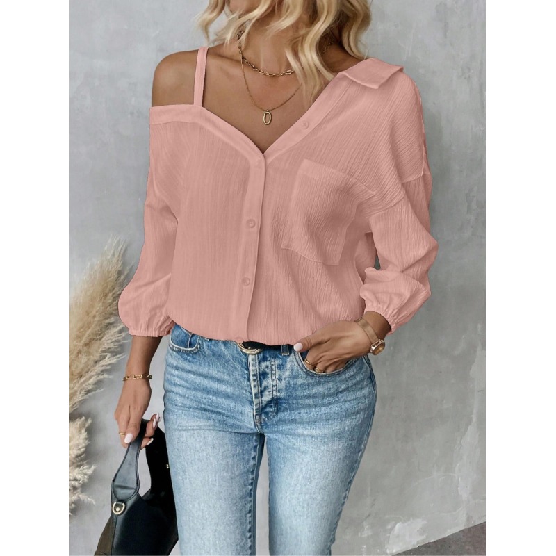 Plus Size1XL-5XL Damesblouses  - Off Shoulder Blouse recensie en prijs