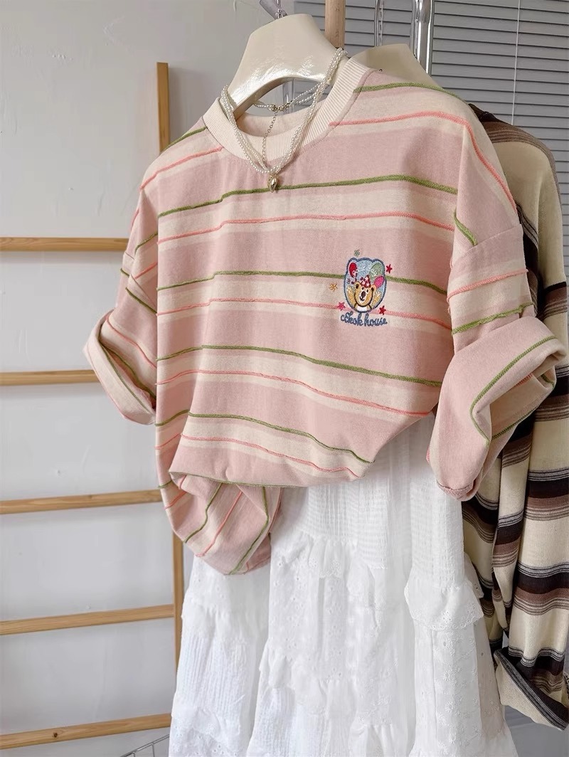 ex puur katoenen gestreept T-s - Summer Clothing Outlet recensie en prijs